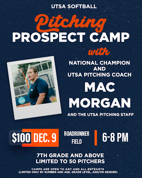 Pitching Prospect camp flyer